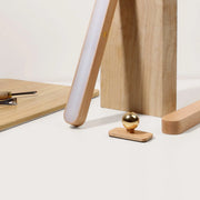 Magnetic Rotatable Wood Linear Vanity Wall Light