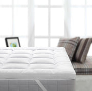 Royal 2 Inch Bamboo Filled Cotton Mattress Topper