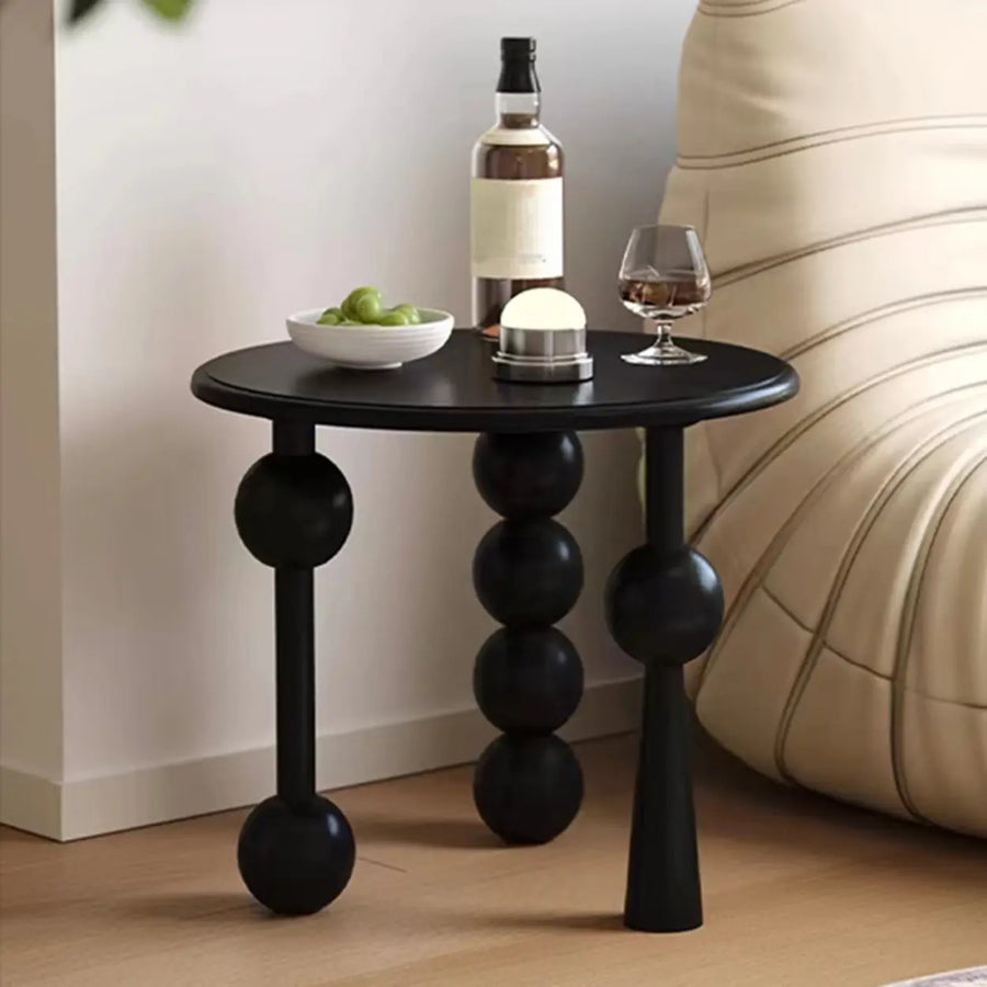 Mid-Century Modern Art Tripod Leg Small Wood Coffee Table