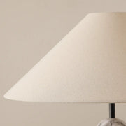 Mid-Century Modern Cone Black Tapered Metal Base Floor Lamp