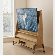 Mid-Century Modern Wood Movable Adjustable TV Mount TV Stand