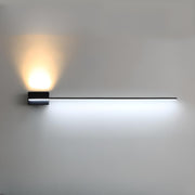 Minimalist Black Linear LED Up Down Vanity Light