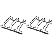 Minimalist Black Metal Hanging Wine Glass Rack Various Sizes