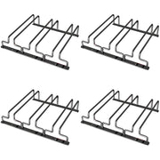Minimalist Black Metal Hanging Wine Glass Rack Various Sizes