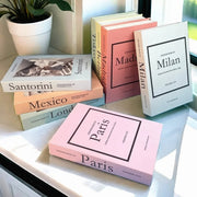 Fashion City Minimalist Fake Book Storage Box