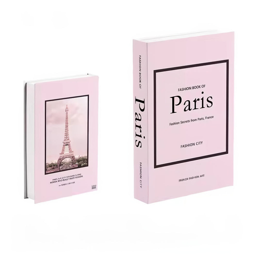 Fashion City Minimalist Fake Book Storage Box