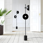 Minimalist Dome Modern LED Black Metal Floor Lamp