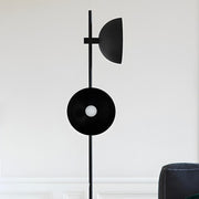 Minimalist Dome Modern LED Black Metal Floor Lamp