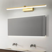 Minimalist Gold Aluminum Linear LED Vanity Light