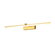 Minimalist Gold Aluminum Linear LED Vanity Light