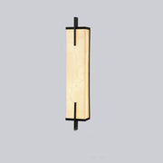 Minimalist Marble Texture Gold Geometric Wall Sconce