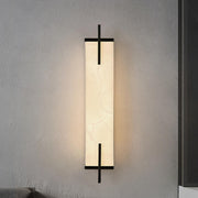 Minimalist Marble Texture Gold Geometric Wall Sconce