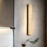 Minimalist Marble Vertical LED Wall Sconce Light