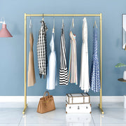 Minimalist Metal Gold Large Free Standing Coat Rack