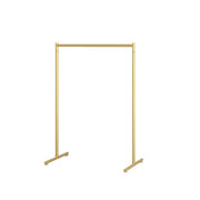 Minimalist Metal Gold Large Free Standing Coat Rack