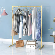 Minimalist Metal Gold Large Free Standing Coat Rack