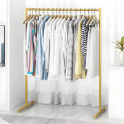 Minimalist Metal Gold Large Free Standing Coat Rack