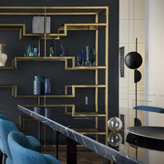 Minimalist Modern Double Black Dome Metal Floor Lamp