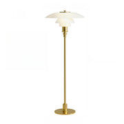 Minimalist Modern Metal White Glass Floor Lamp