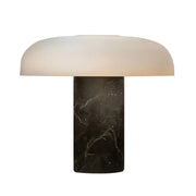 Minimalist Mushroom Black Marble Bedroom Table Lamp