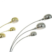 Modern 5-Light Stainless Steel Dome Tree Arc Floor Lamp
