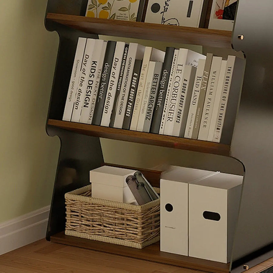 Modern Acrylic 4-Tier Tree Vertical Bookshelf Organizer