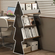 Modern Acrylic 4-Tier Tree Vertical Bookshelf Organizer