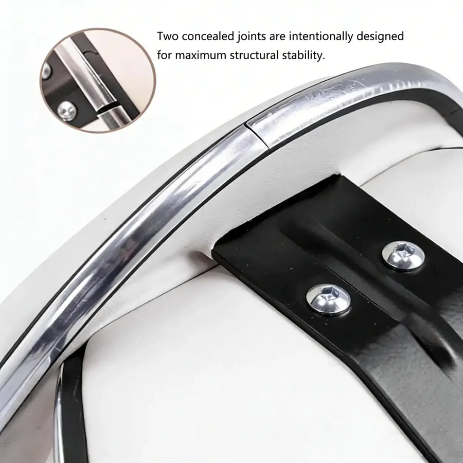 Modern Adjustable Swivel Faux Leather Counter Bar Stool