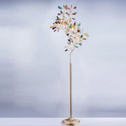Modern Artistic Tree-Shaped Colorful Leaves Floor Lamp