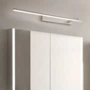 Modern Black Rectangular Bathroom Vanity Light