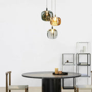 Modern Colorful Cube Mirrored Glass Pendant Light