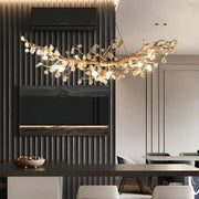 Modern Crystal Branch Chandelier for Dining Room Decor