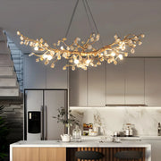 Modern Crystal Branch Chandelier for Dining Room Decor