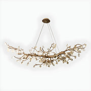 Modern Crystal Branch Chandelier for Dining Room Decor
