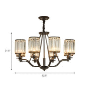 Modern Crystal Glass Chandelier for Living Room