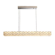 Modern Crystal Rectangular Island Chandelier Light