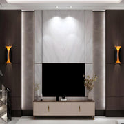 Modern Curl Black and Gold Up Down Bedside Wall Sconce
