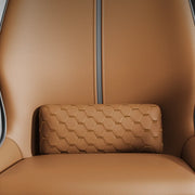 Modern Ergonomic Upholstered Dining Chair with Lumbar Support