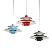 Modern Flying Saucer Layered Living Room Pendant Light