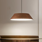 Modern Geometric Wood Metal Acrylic Pendant Light