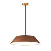 Modern Geometric Wood Metal Acrylic Pendant Light