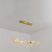 Modern Glass Globe Chandelier for Dining & Living Room Décor