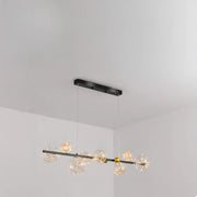 Modern Glass Globe Chandelier for Dining & Living Room Décor