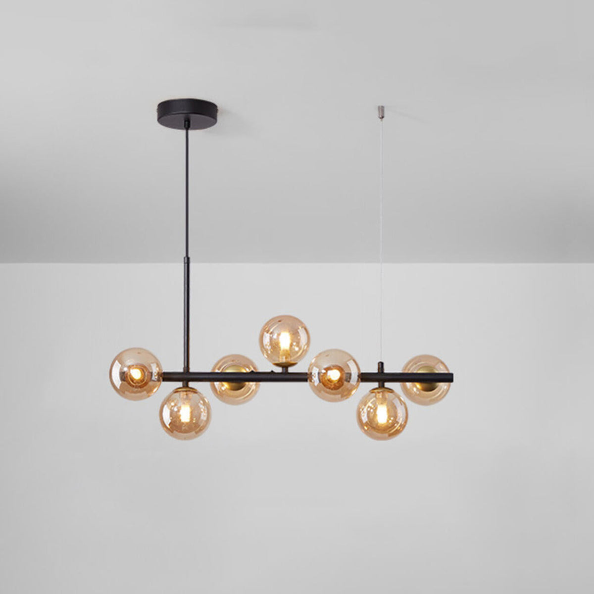 Modern Glass Globe Pendant Light Kitchen Island