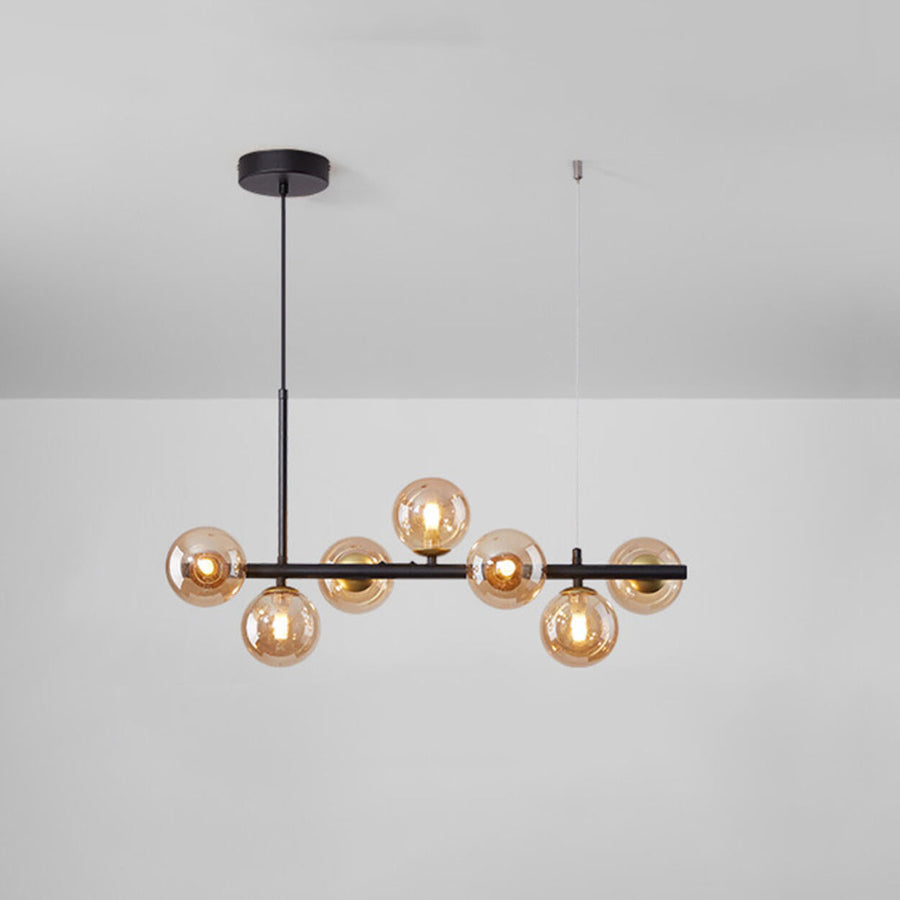Modern Glass Globe Pendant Light Kitchen Island