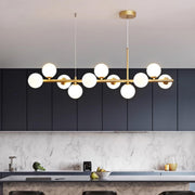 Modern Glass Globe Pendant Light Kitchen Island