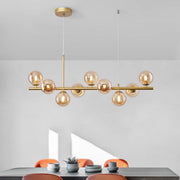 Modern Glass Globe Pendant Light Kitchen Island