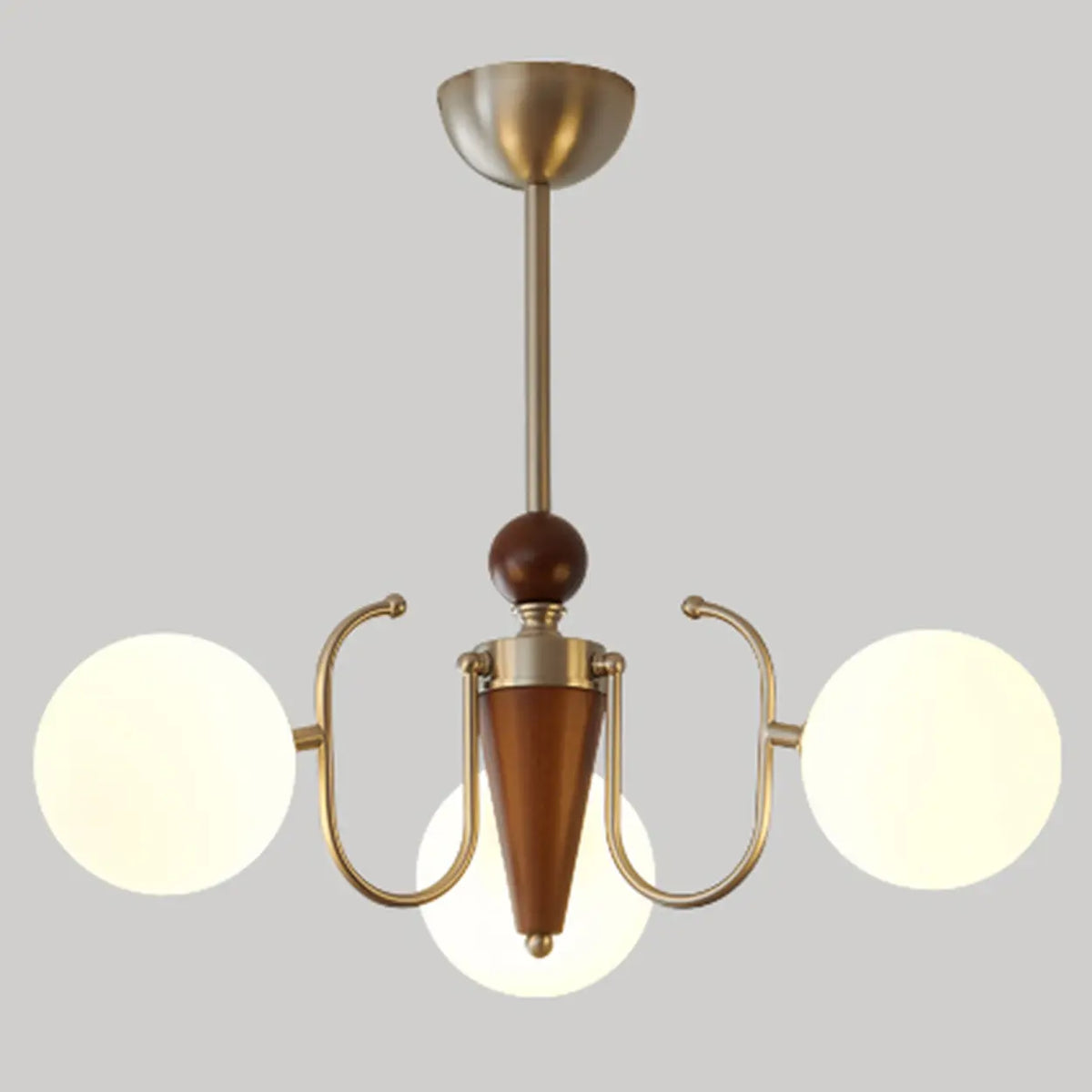Modern Globe Chandelier Gold Ceiling Fixture