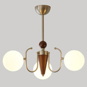 Modern Globe Chandelier Gold Ceiling Fixture