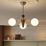 Modern Globe Chandelier Gold Ceiling Fixture